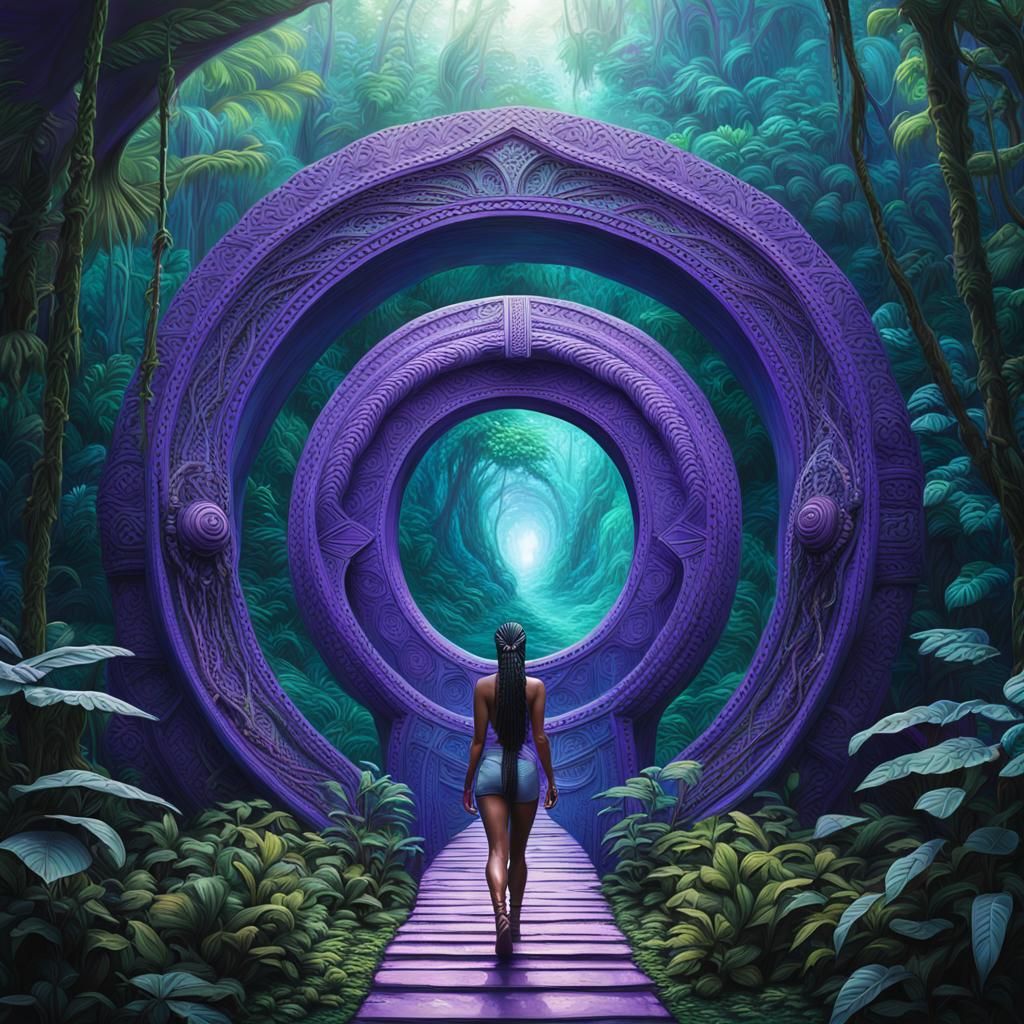 Ethereal Goddess Enters Jungle Portal