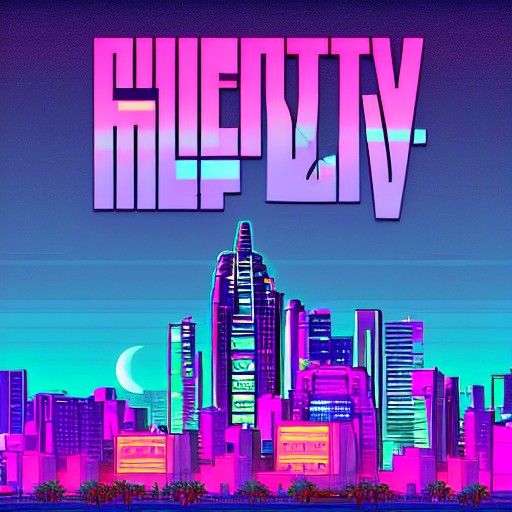 Synthwave Neon Cityscape of Tomorrow