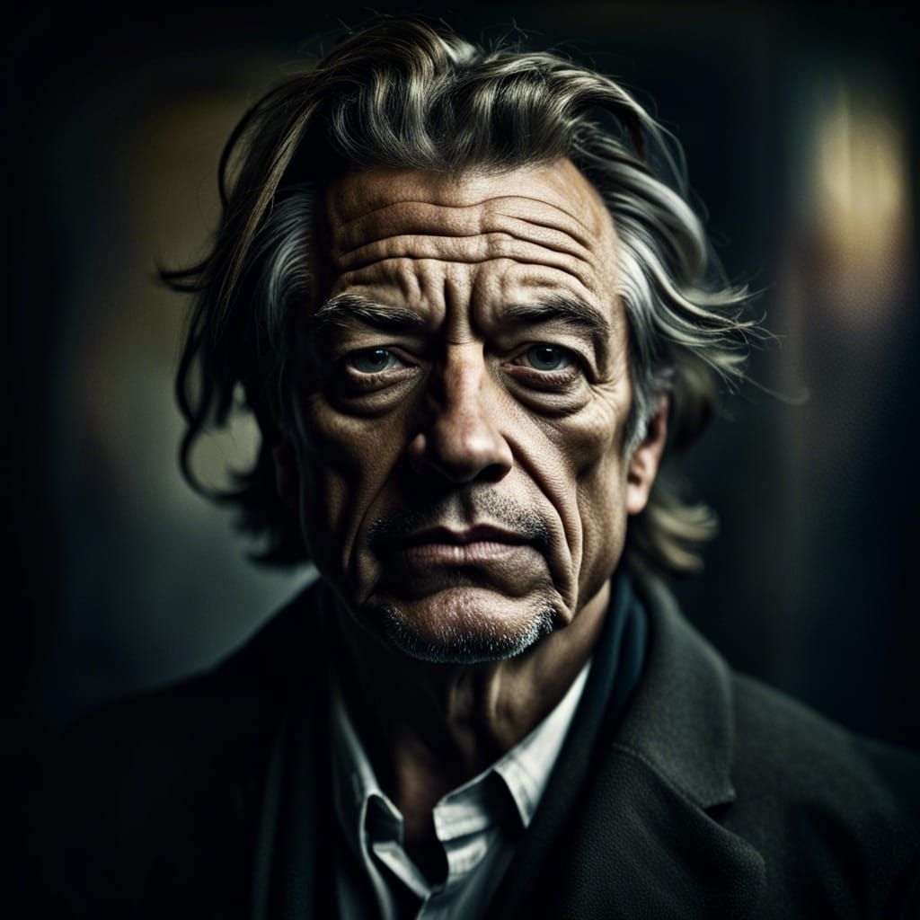 Distinguished Man's Headshot in Fine Art Style