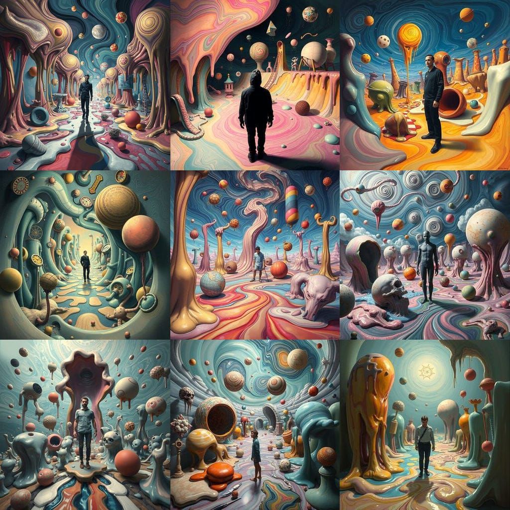 Abstract Image of Digital Distortion