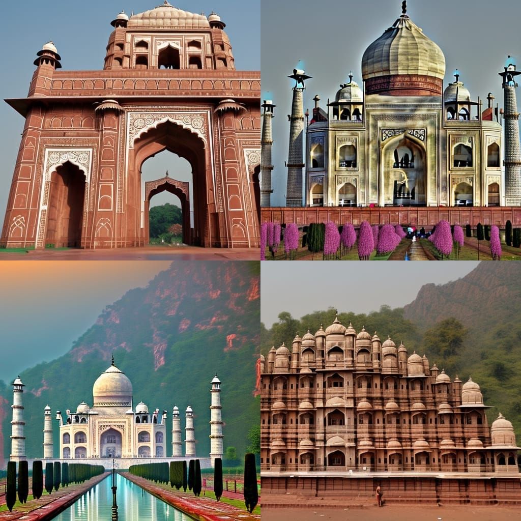 Vibrant Digital Art of India