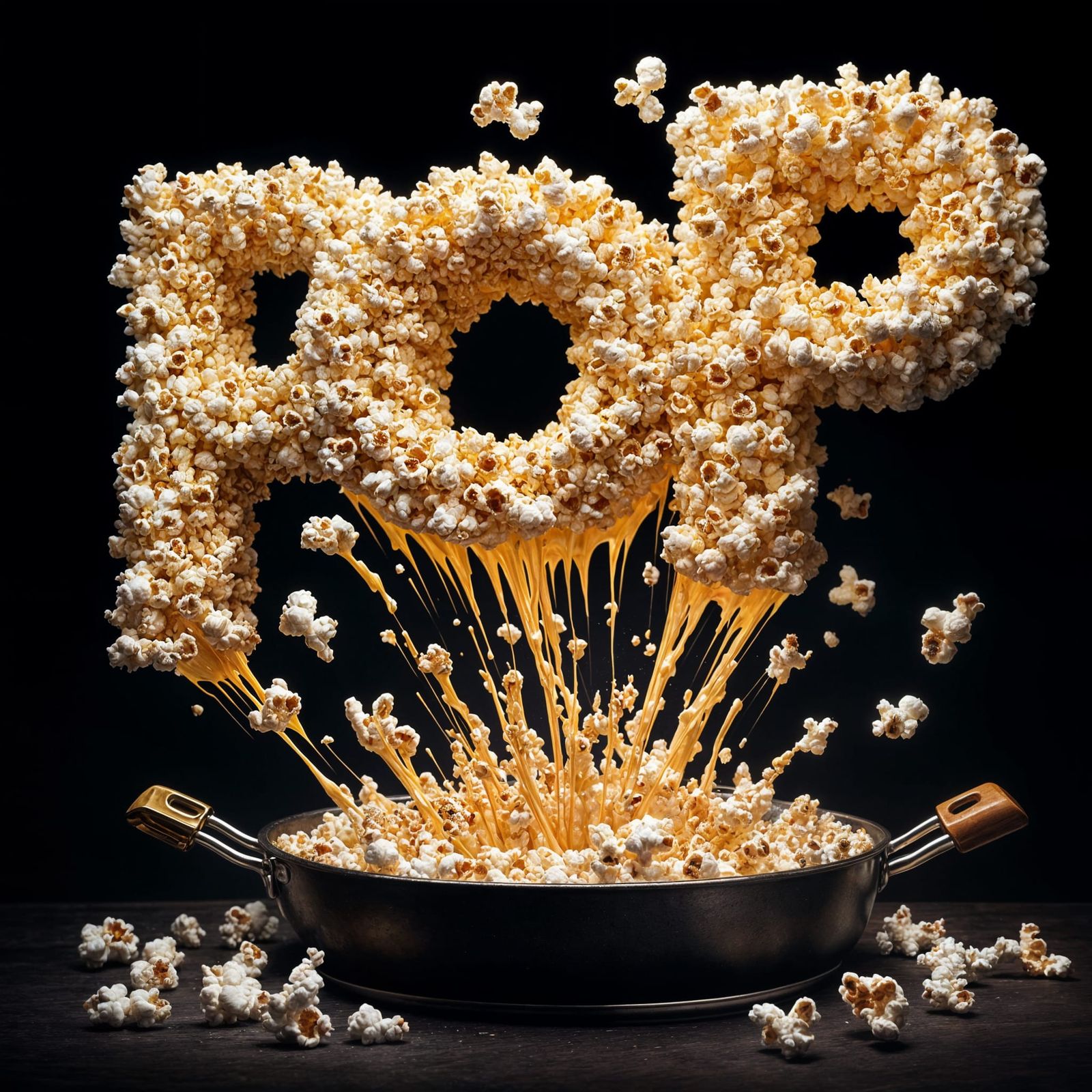 Popcorn Letters Bursting from a Pan: Visualizing 'Pop'