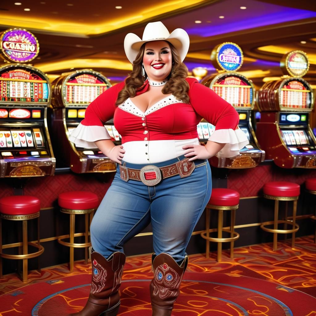 Overweight Cowgirls at the Casino