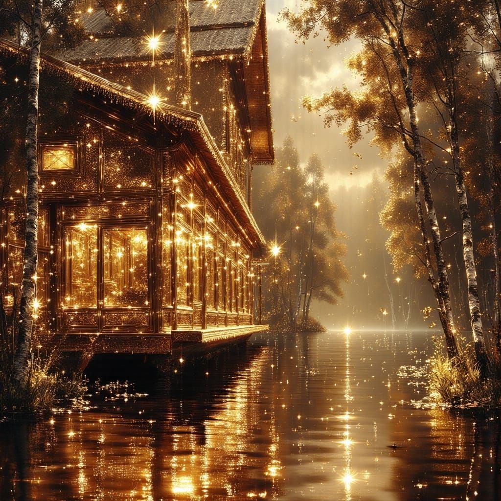 Enchanted Estate in Whimsical Fantasy Style