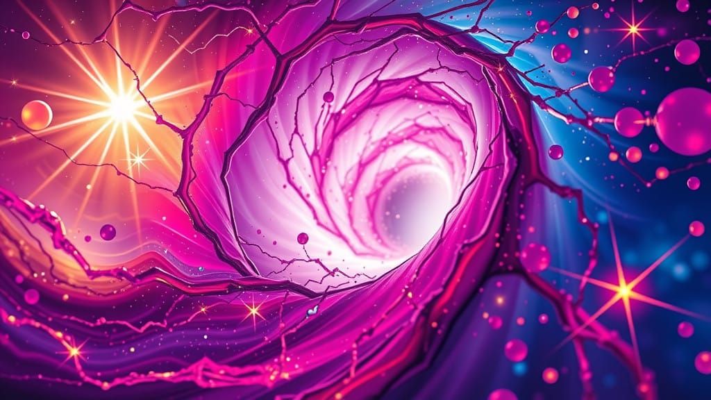 Iridescent Star Clusters Unveil Cosmic Vortex Portraits