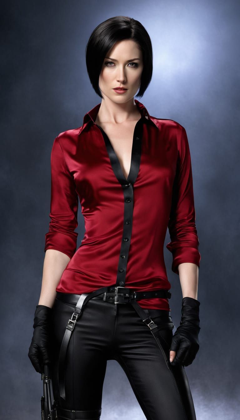 Ada Wong-Inspired Portrait in Ultra Realistic Style