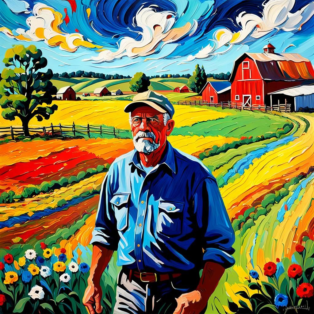 Impasto Painting Farm