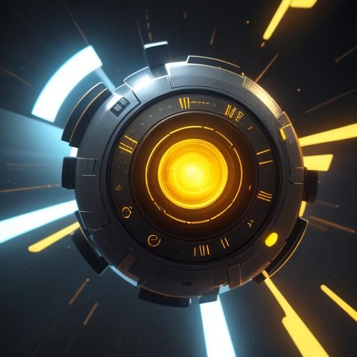 Citron in Futuristic Lab, Pixar-Inspired 3D Art