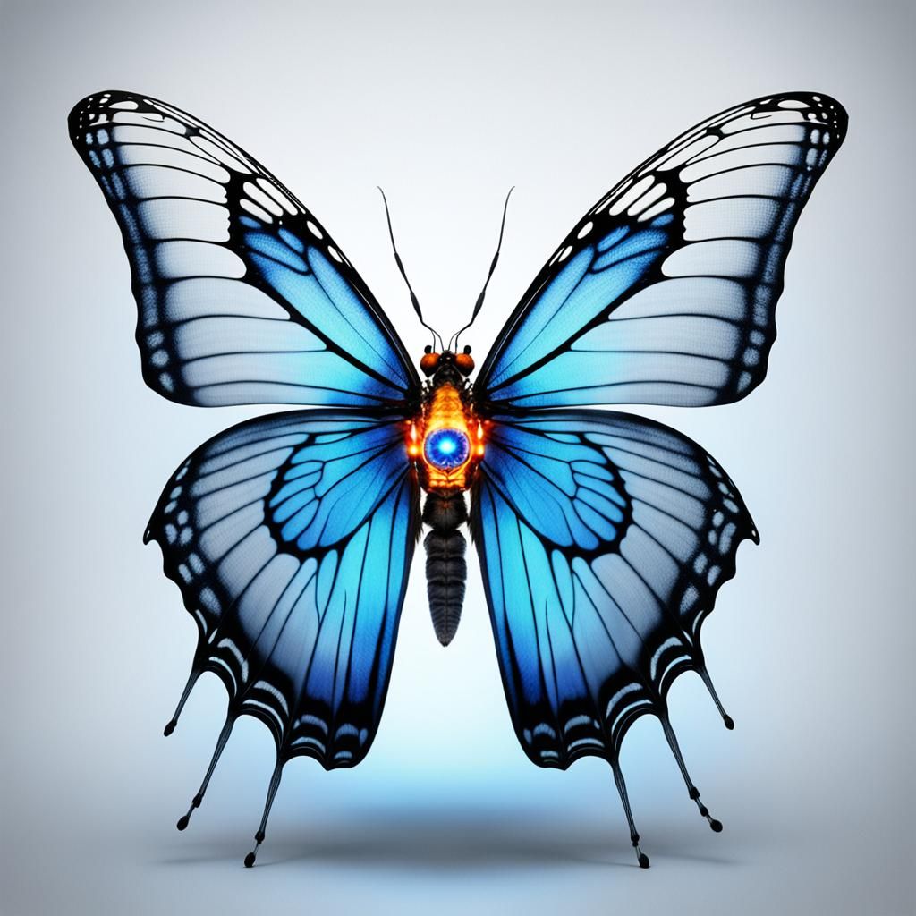 Biometric Butterfly Wings and Burning Spider Legs