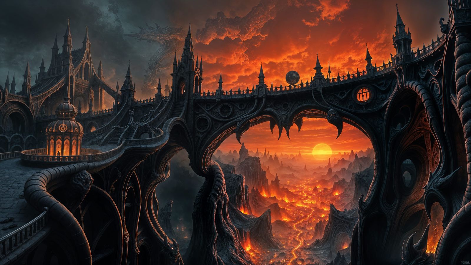 Bridge of the Undead: Cosmic Horrors' Ominous Gateway