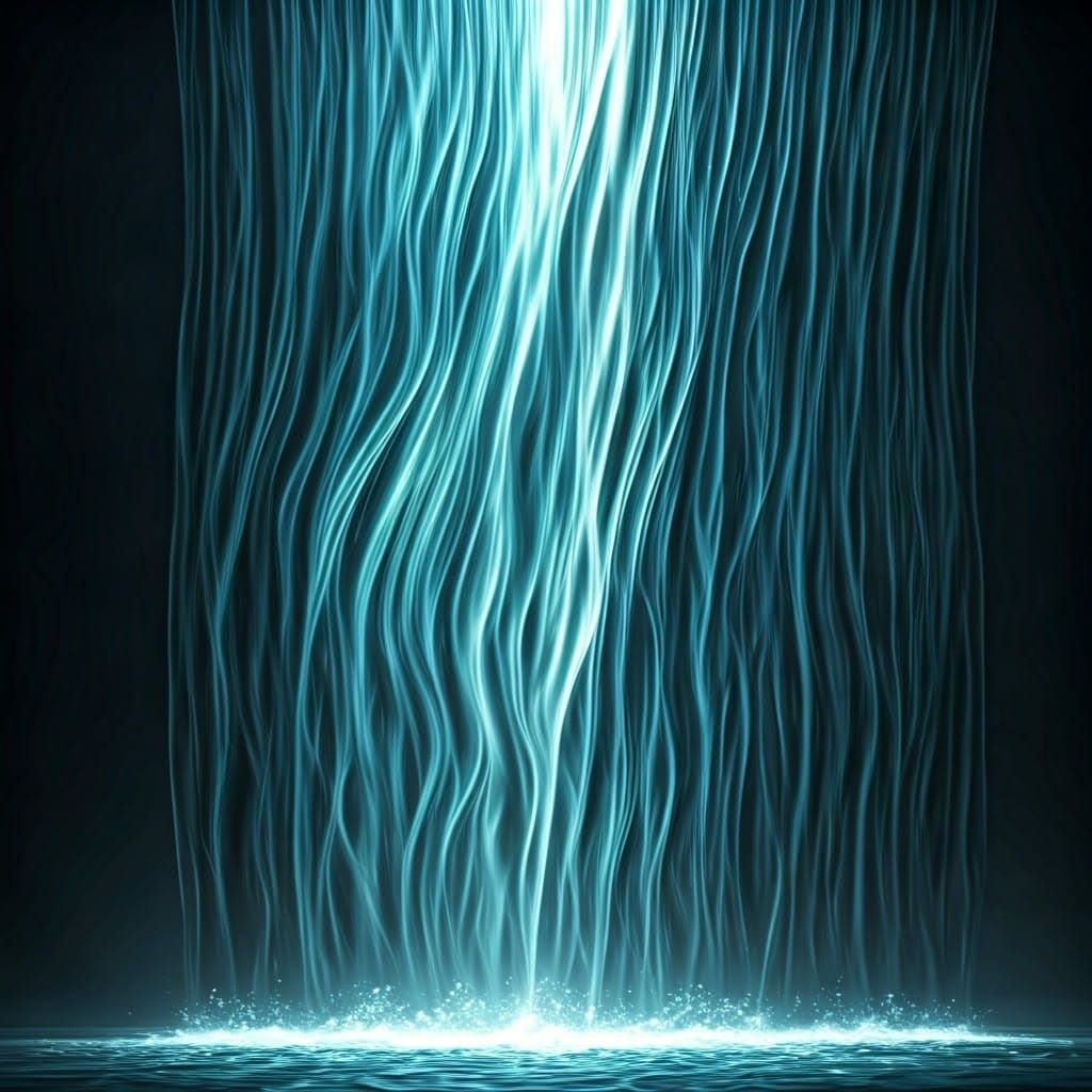 Waterfall in Motion Captures the Rhythm of Classical Music