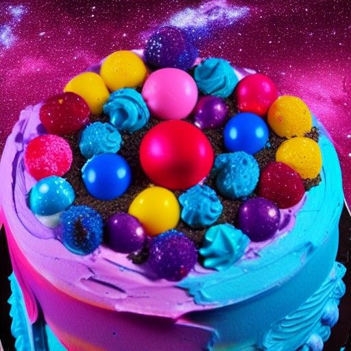 Cosmic Birthday Cake in 8K Resolution