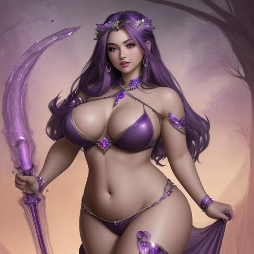 Amethyst Goddess: A Fantasy Woman