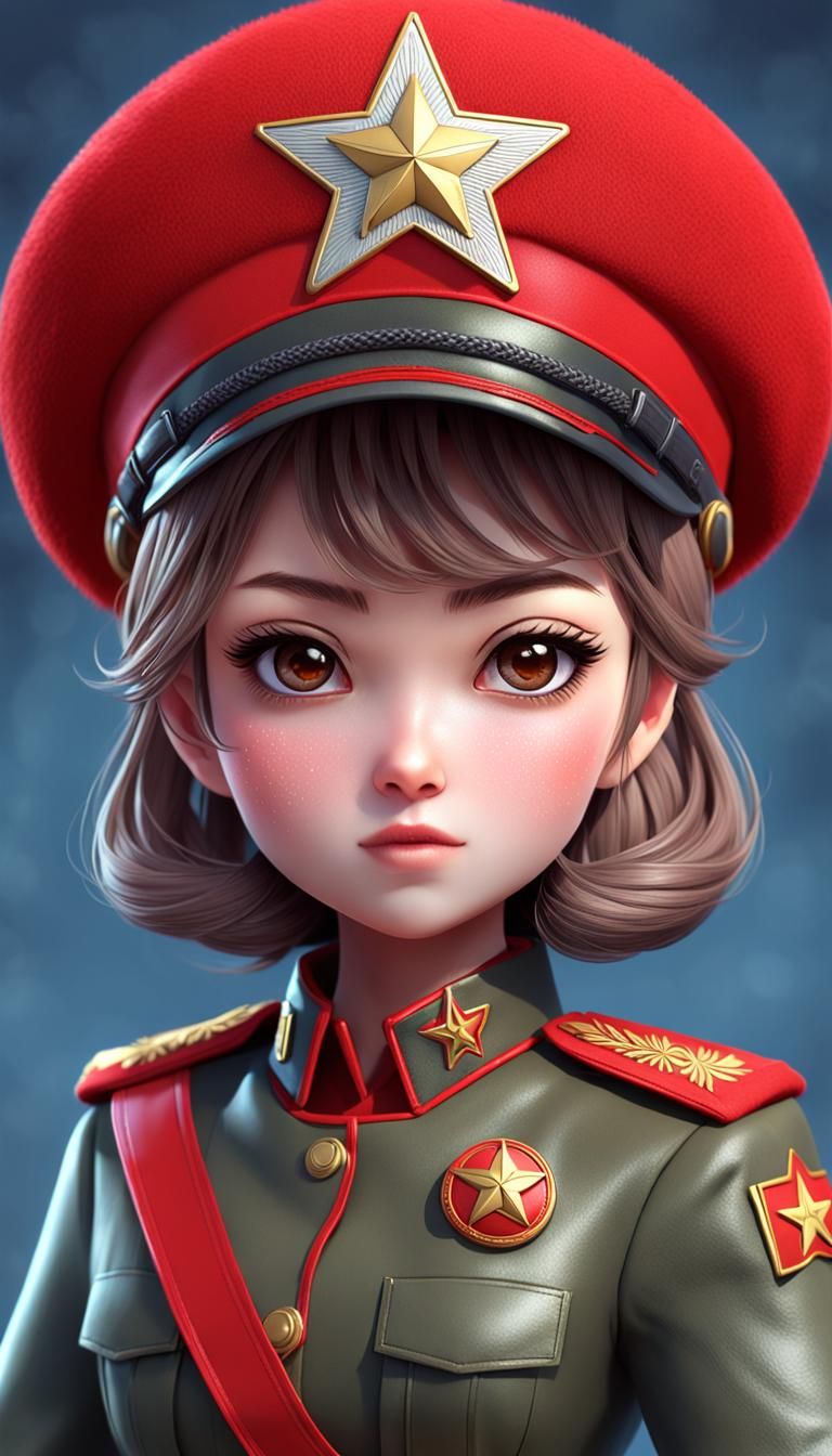 Female soviet soldier