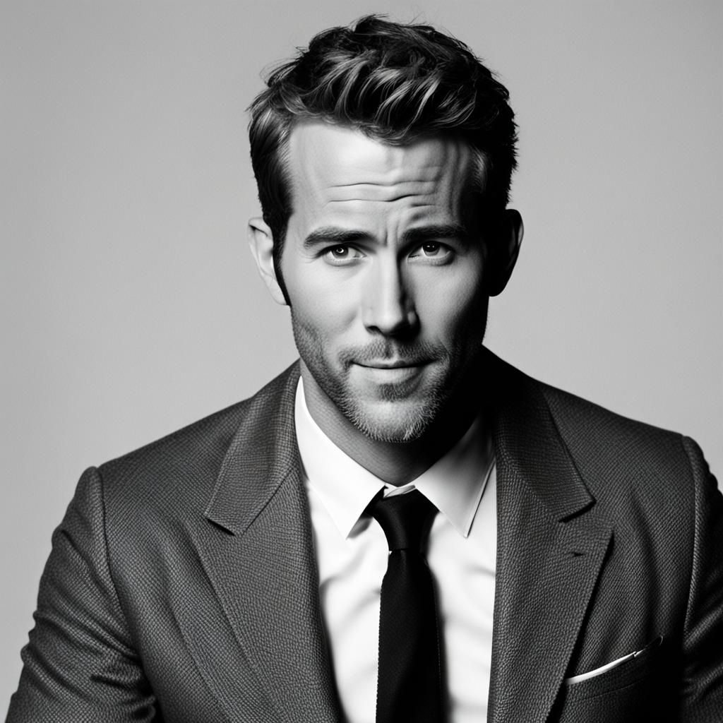 Realistic AI Portrait of Ryan Reynolds