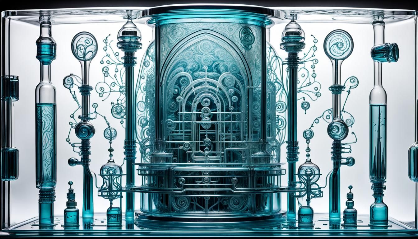 Intricate Glass Contraption by Rutkowski