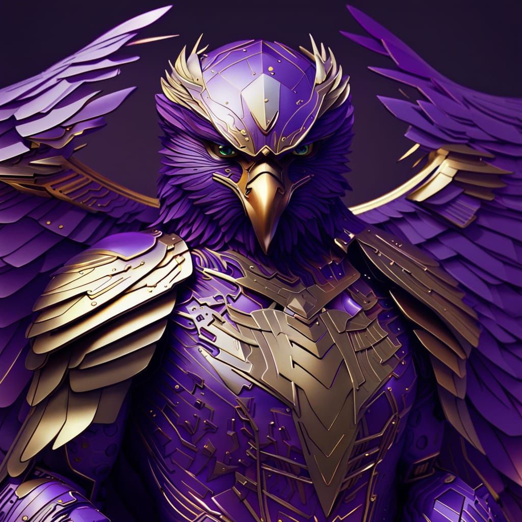 Circuit Board Knight in Hyperrealistic Style