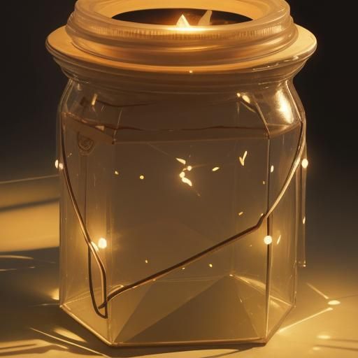 Ethereal Light Radiating from Within