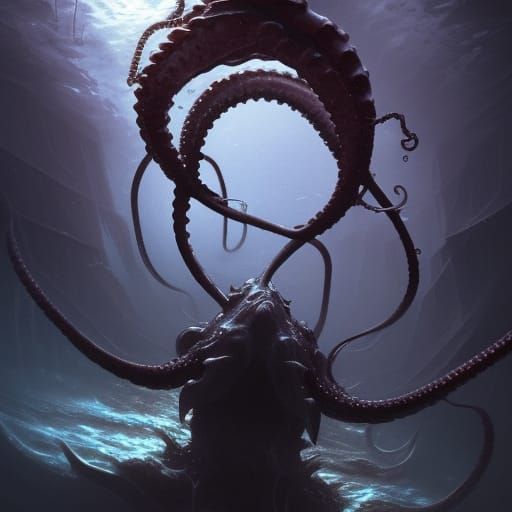 Underwater Tentacles of an Ancient Creature