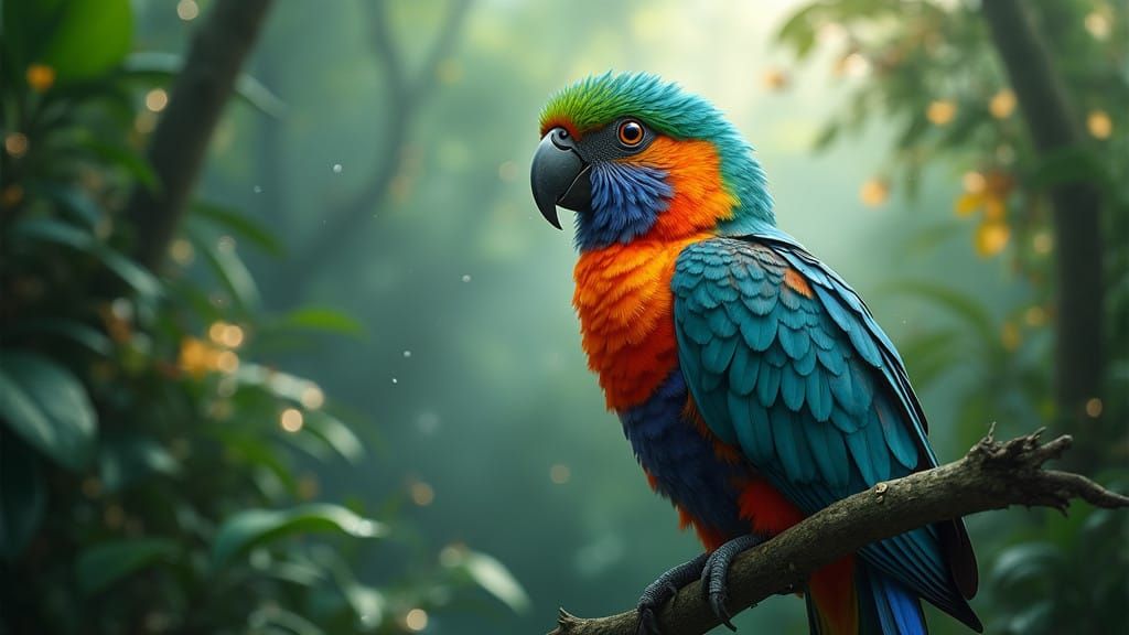 Majestic Bird of Paradise in Tropical Paradise