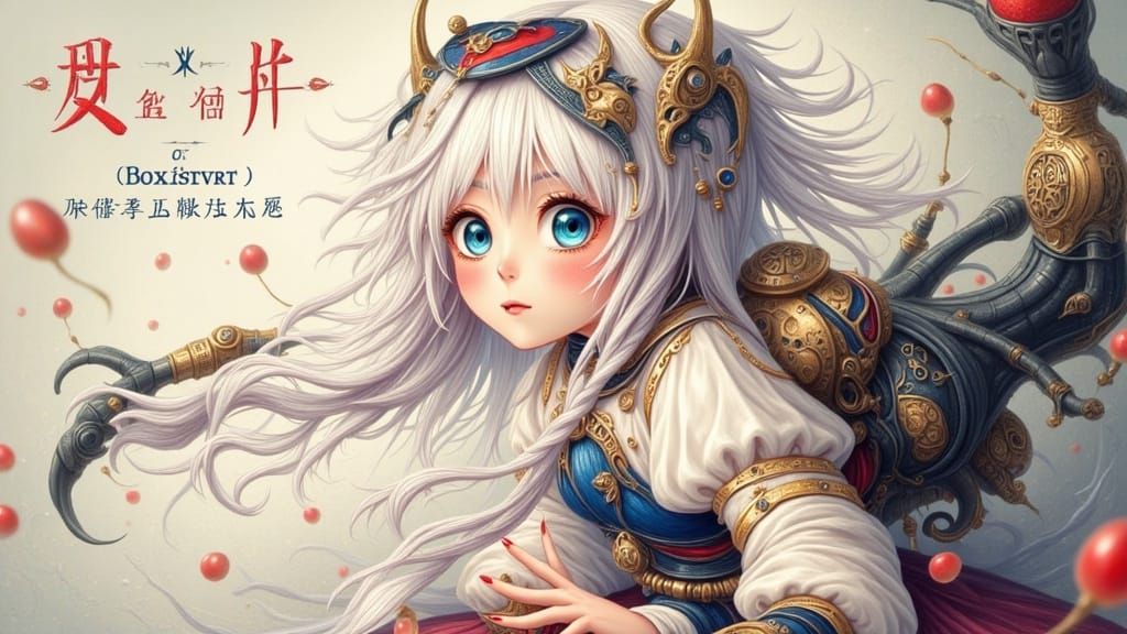 Androids in Whimsical Elven Nanobot Landscape