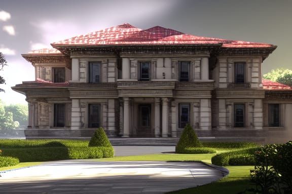 Luxurious House Concept Art in Unreal Engine