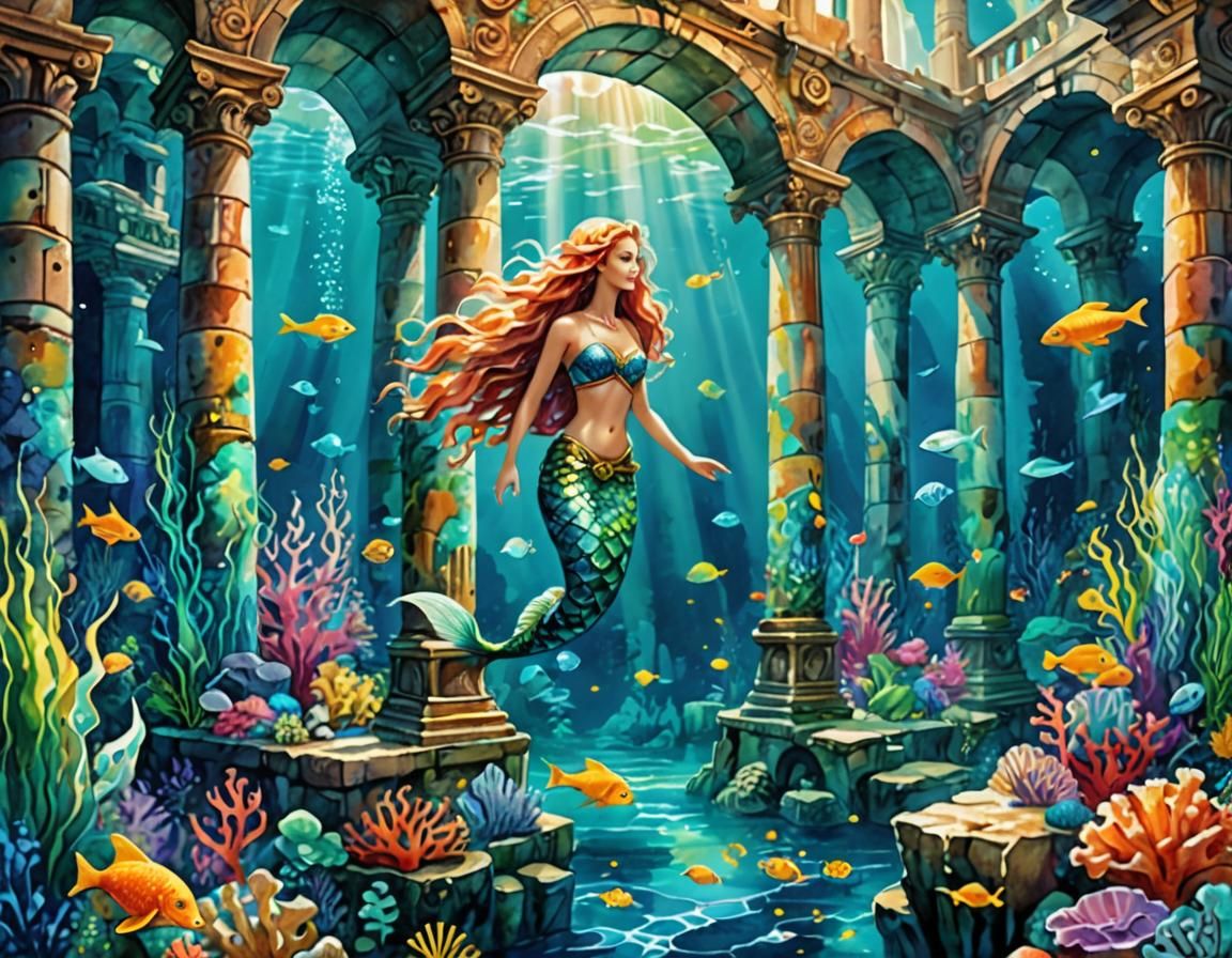 the sunken city of Atlantis