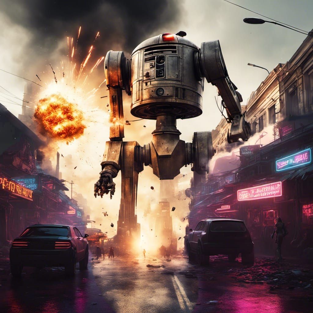 By "BattleDROID" I did NOT mean to simply bolt arms and legs...
