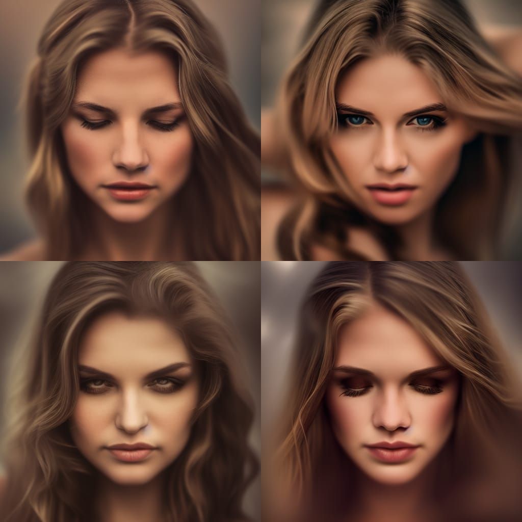 Ultra Realistic Portrait of Female Bodybuilder