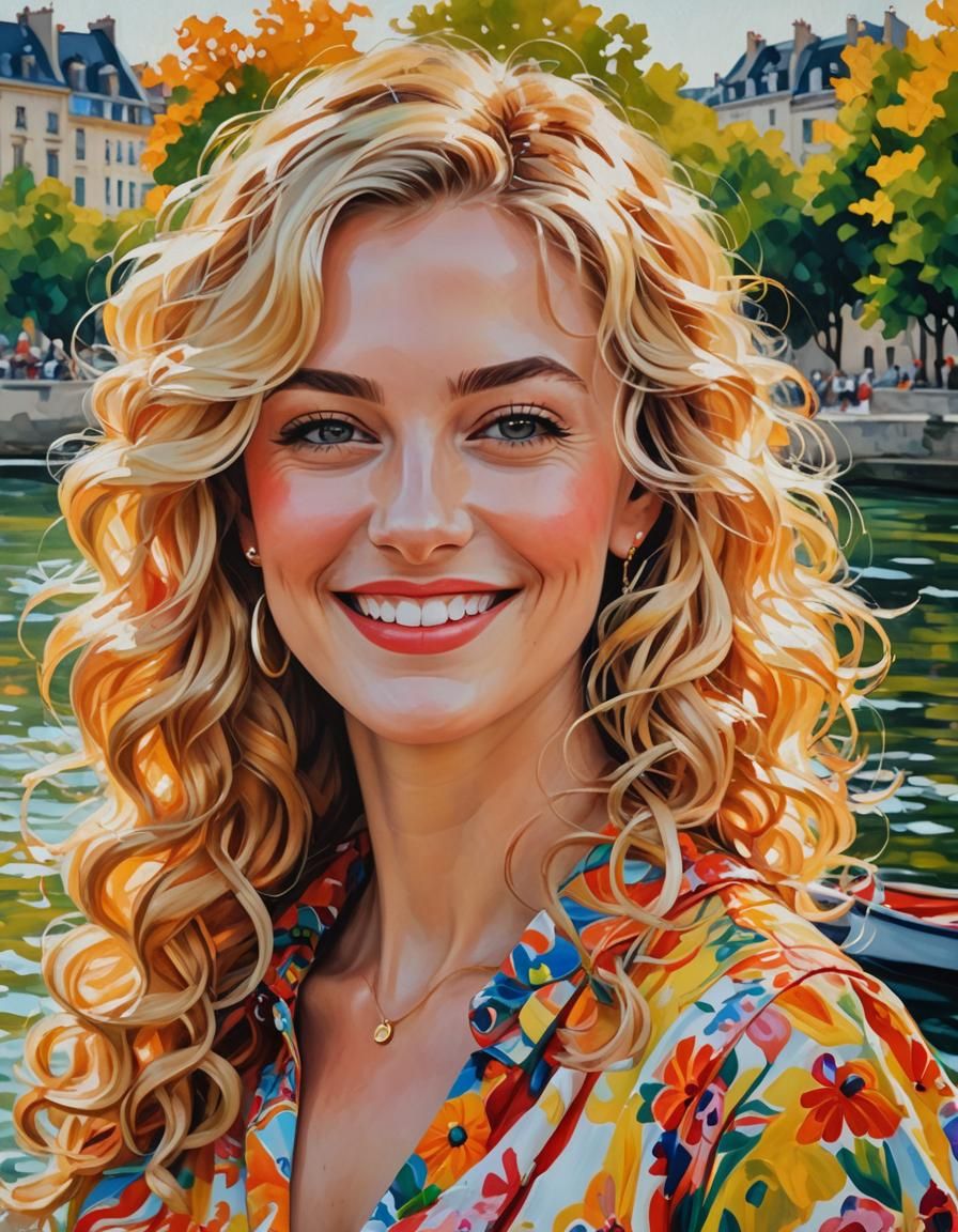 Actress Camille Razat (Camille in Emily in Paris) on the ban...