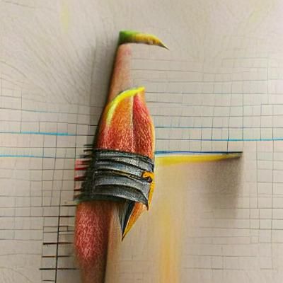 Simple Graphite Pencil Line Art