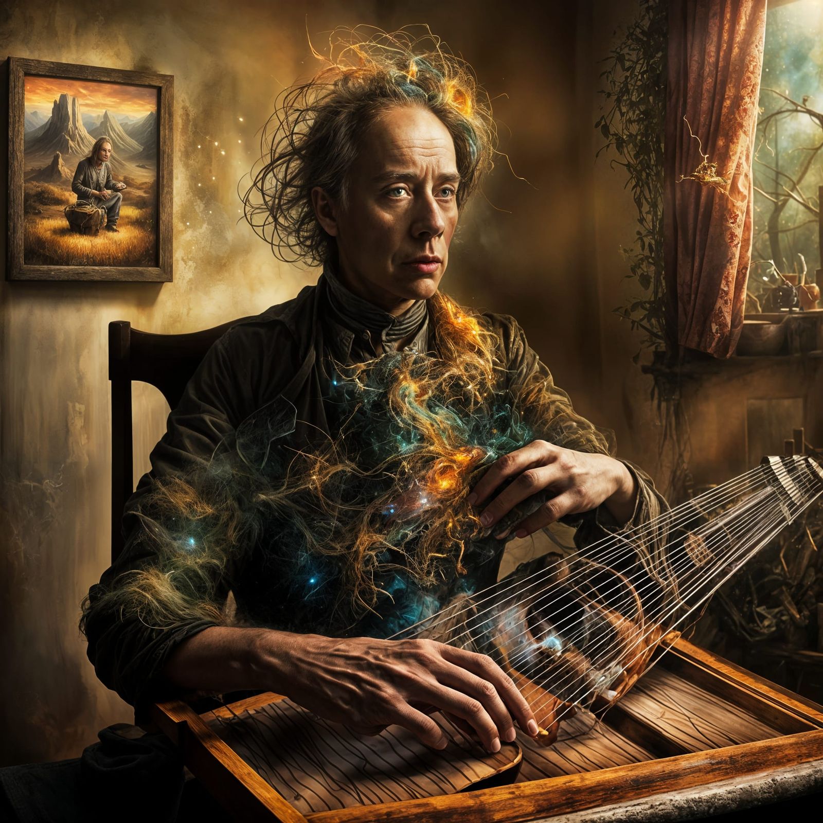 Magical Biological Dreamscape in Hyperrealistic Style