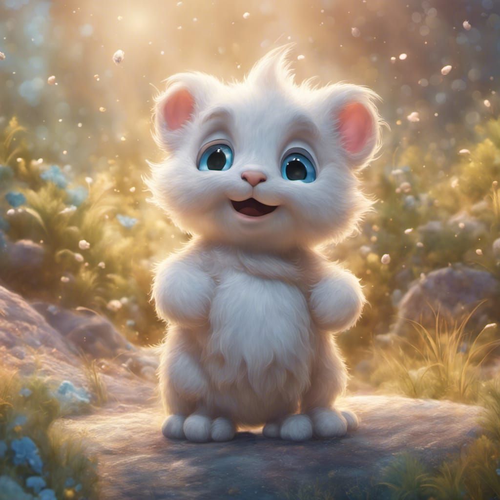 Cute Baby Animal in Divine Sunshine