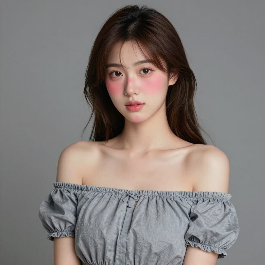 Ultra-Realistic Studio Portrait of Young Woman