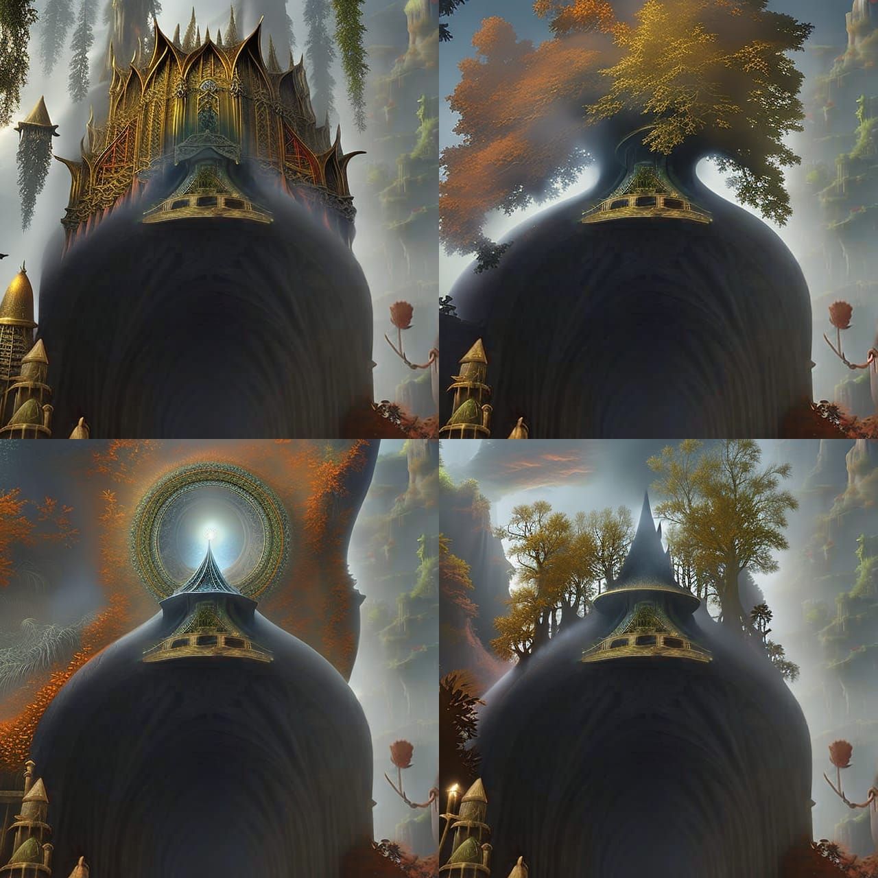 Futuristic Road Emerges from Camera Lens