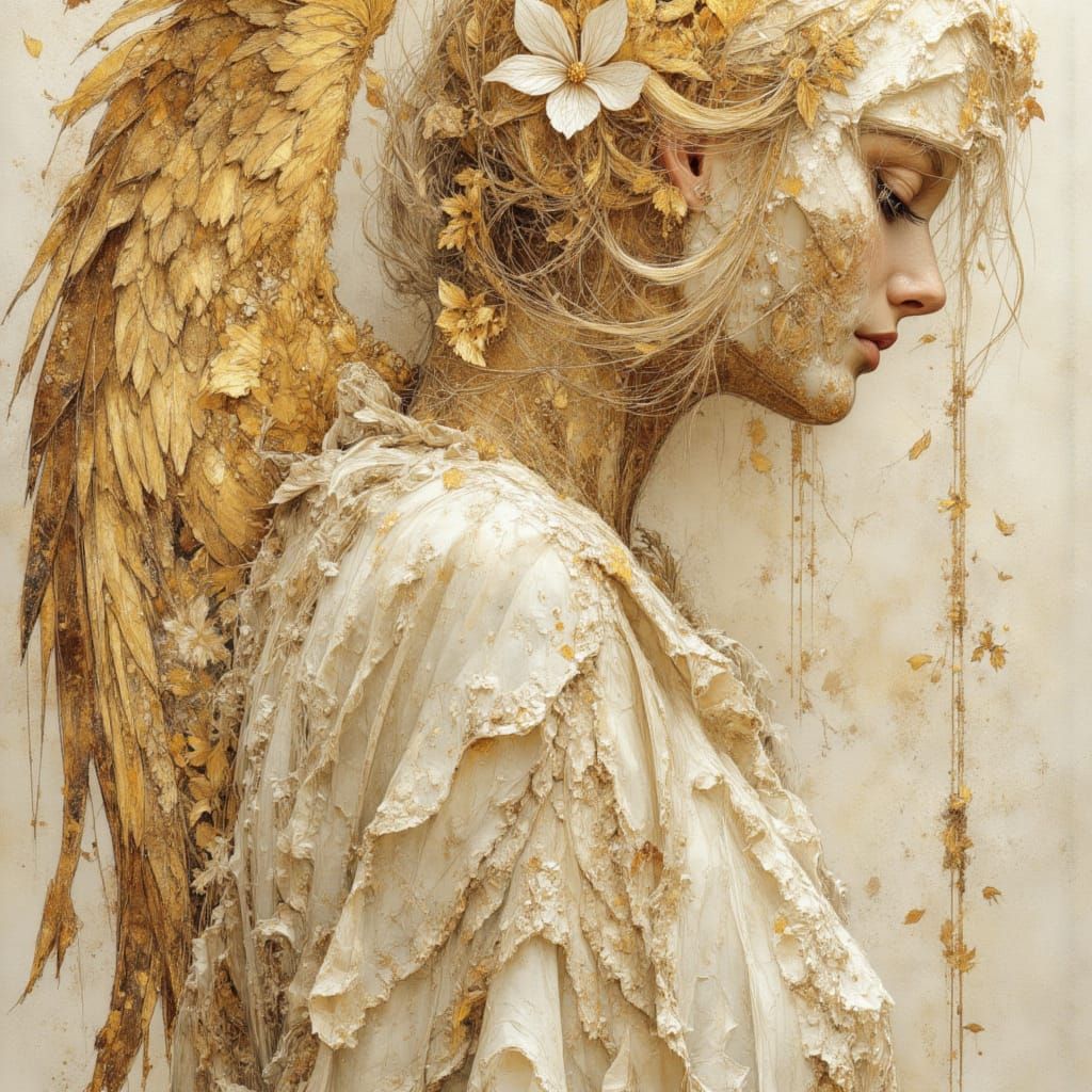 Kirigami Angel of Death at Bedside