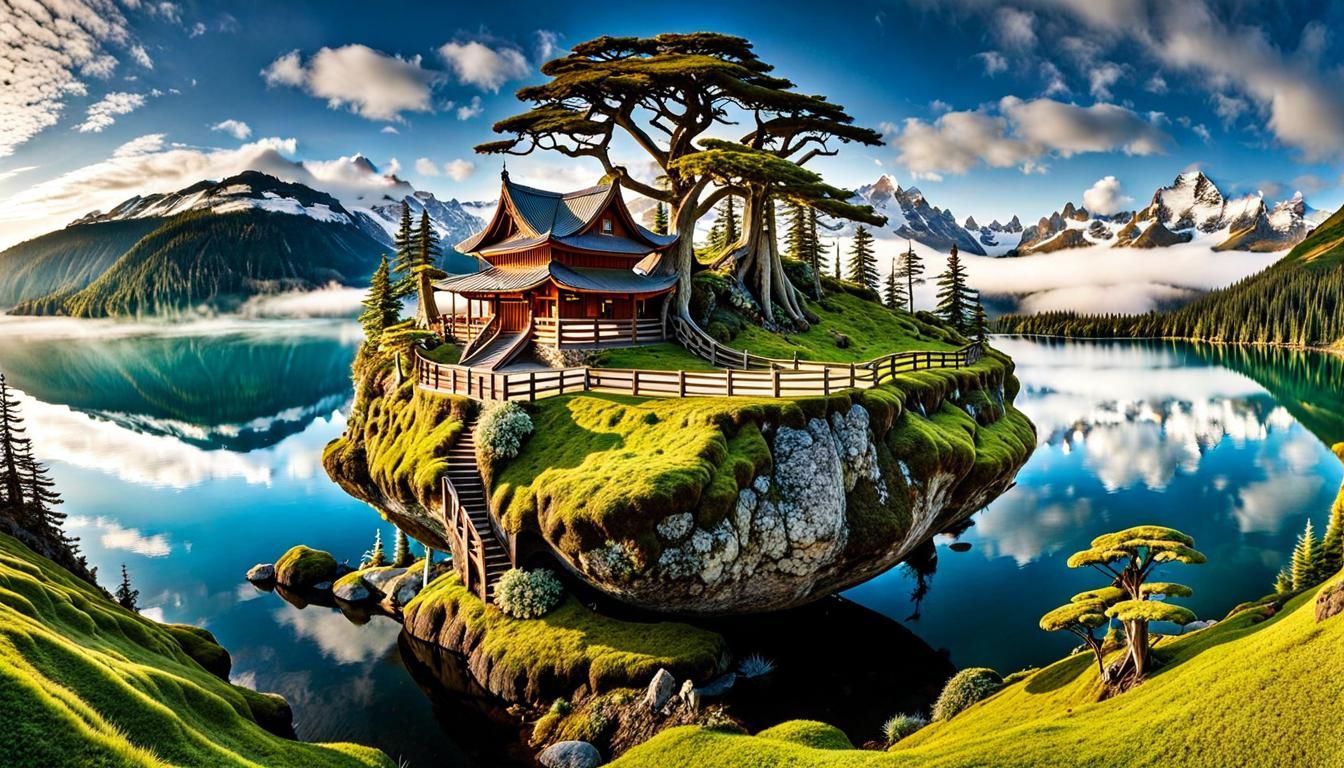 Vivid Globe Map of Mythological Creatures