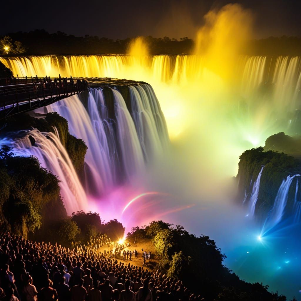 Iguazú Falls Dance Music Festival Panorama
