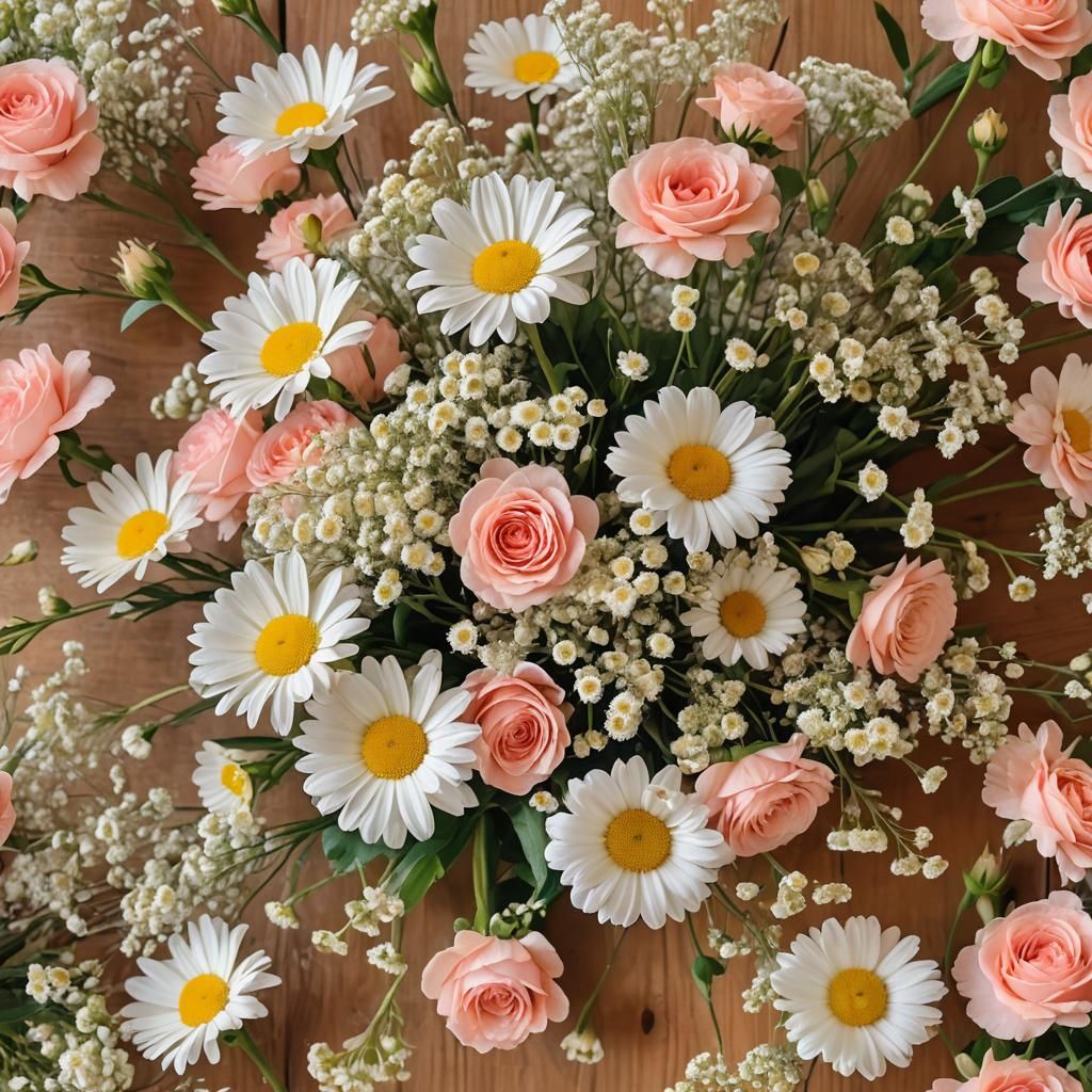 Floral Still Life: Impressionist Bouquet in Sunlight
