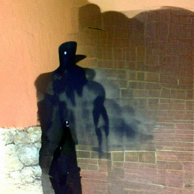Mysterious Figure in Shadow