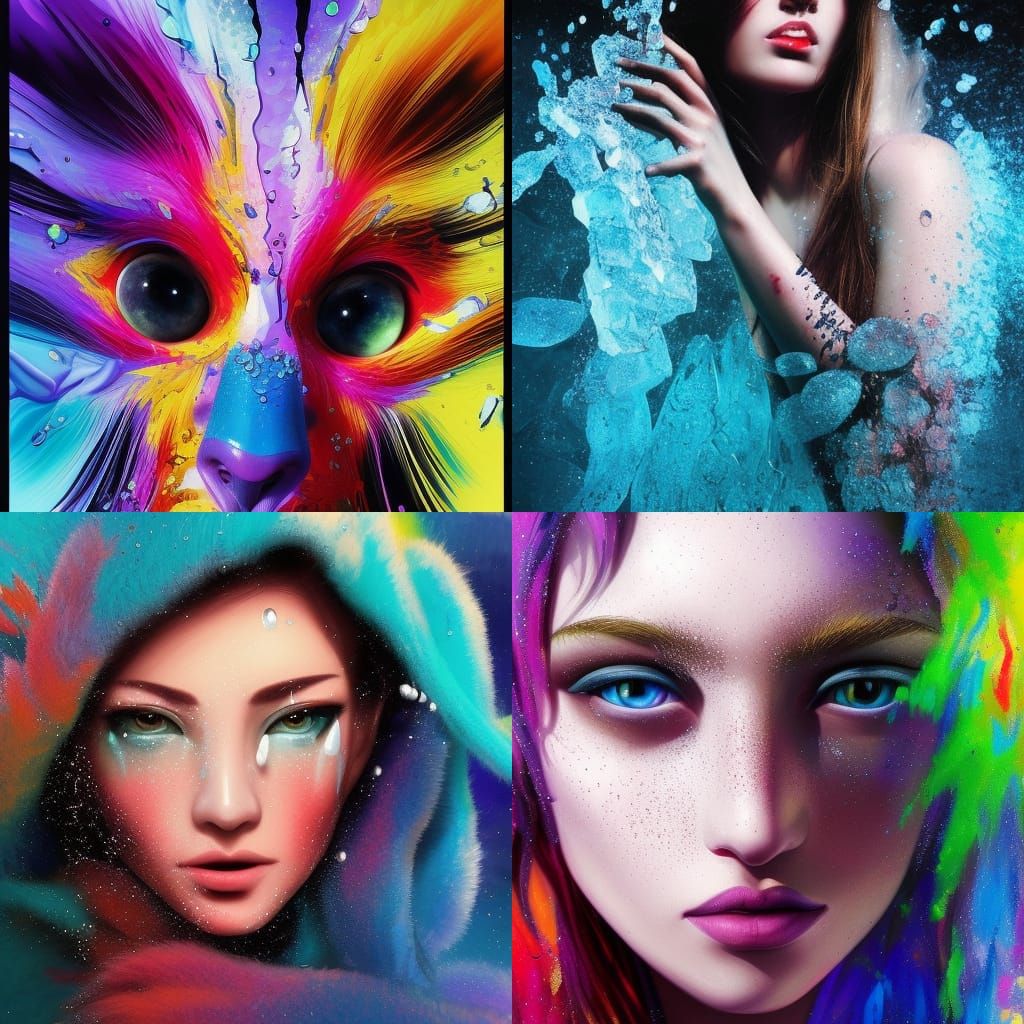 Hyperrealistic Colorful Concept Art with Dramatic Lighting