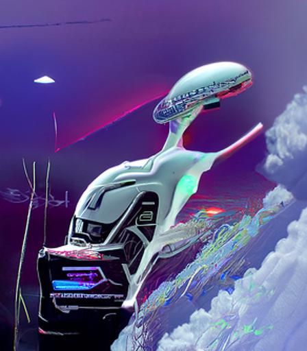 Minimalist Sci-Fi Concept Art