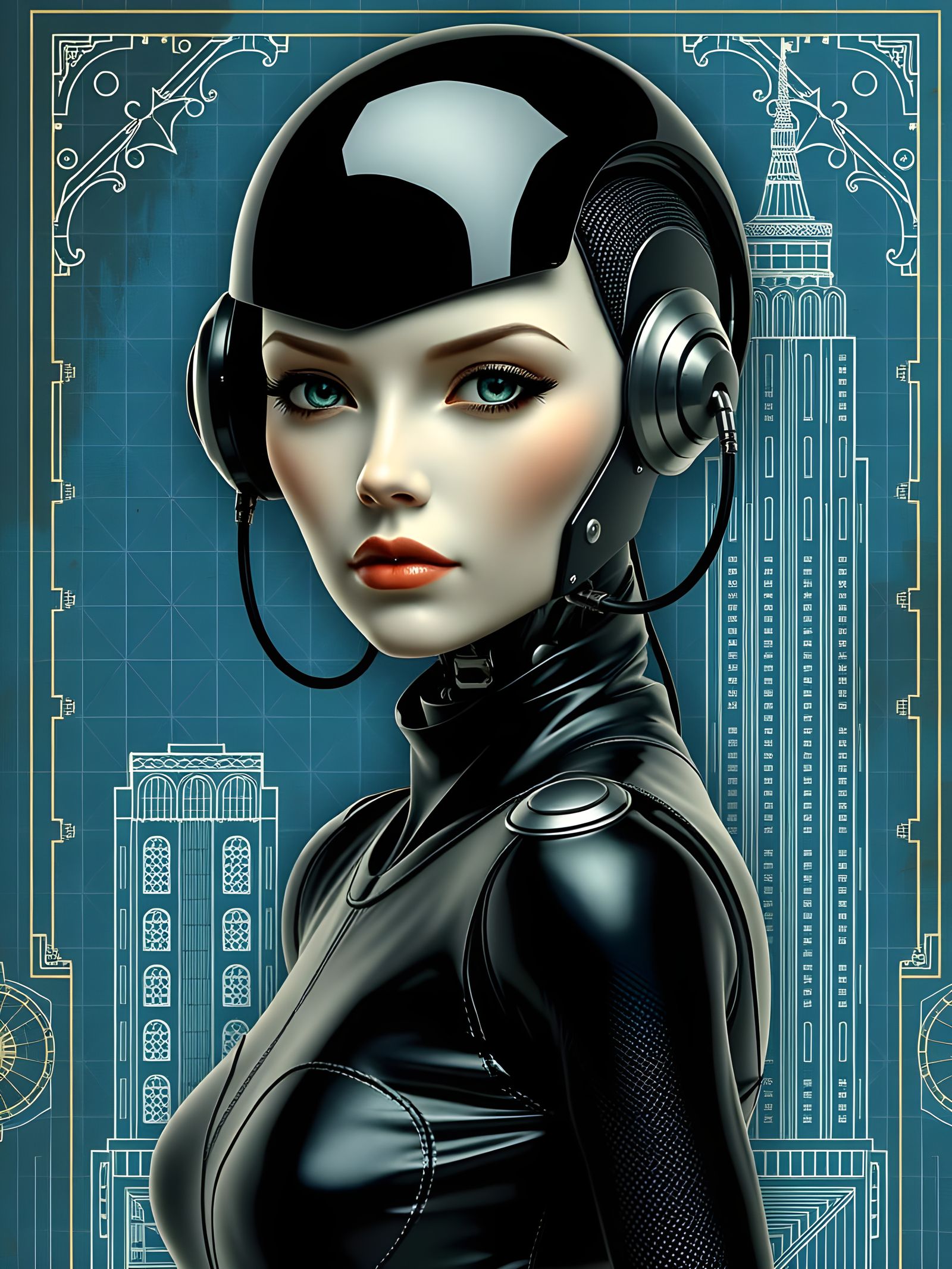 Robot from Futuristic Metropolis