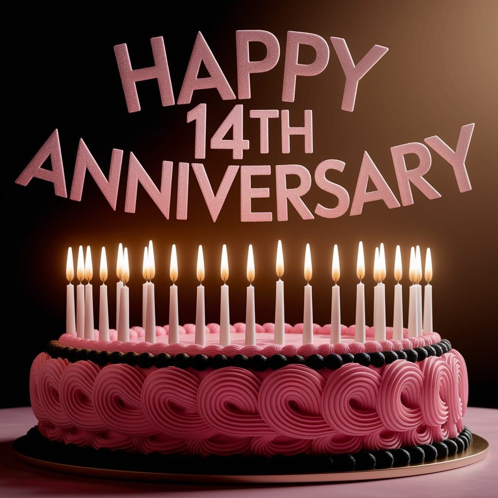 Happy 14th Anniversary Celebration in Warm, Intimate Style