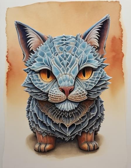 Terracotta Anthropomorphic Scene with Impasto and Sfumato