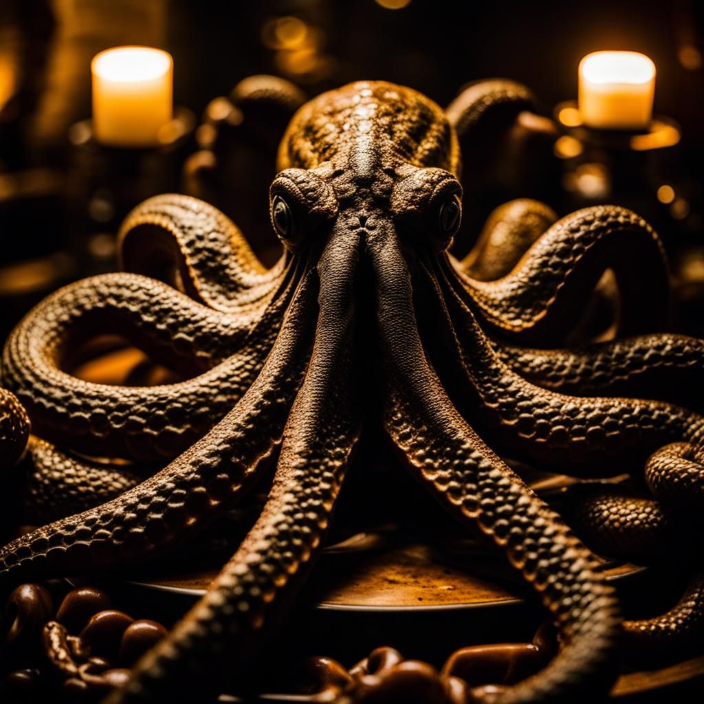 Kraken Stares Intensely in High-Quality Photo