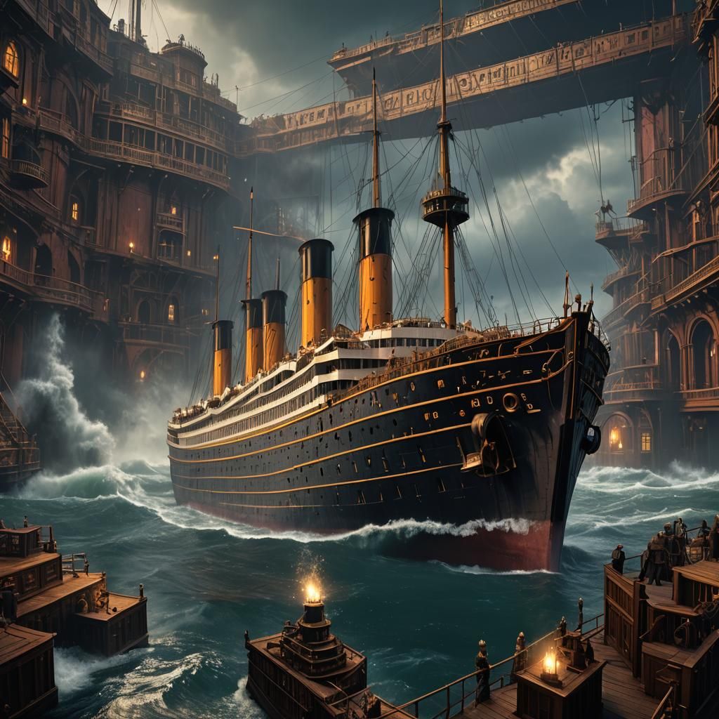 Titanic Matte Painting in Unreal Engine 5