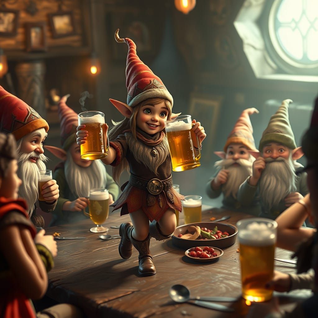 Fantastical Saturday Night Gathering in Vibrant Colors