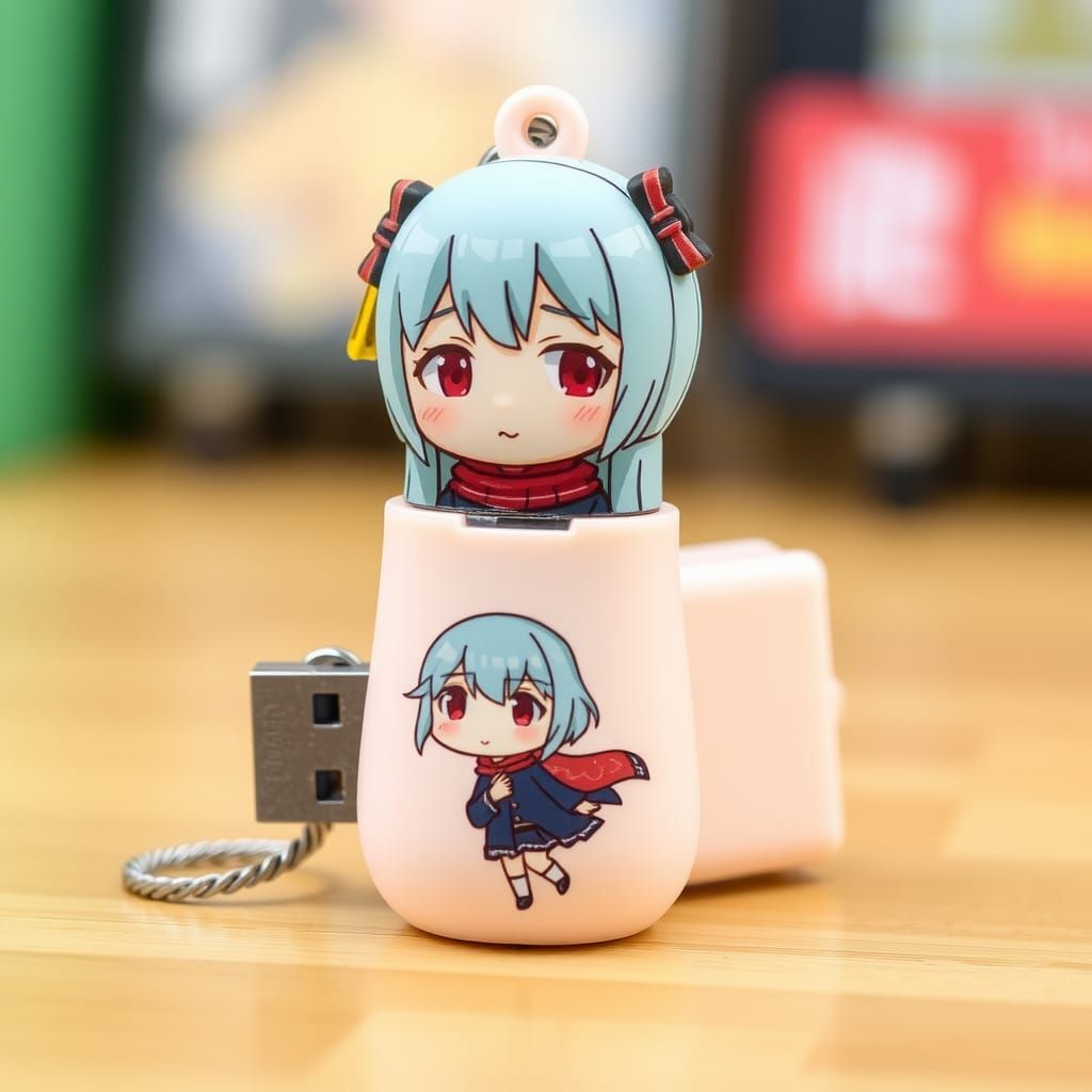 Anime USB Stick: Japanese Manga Style Design
