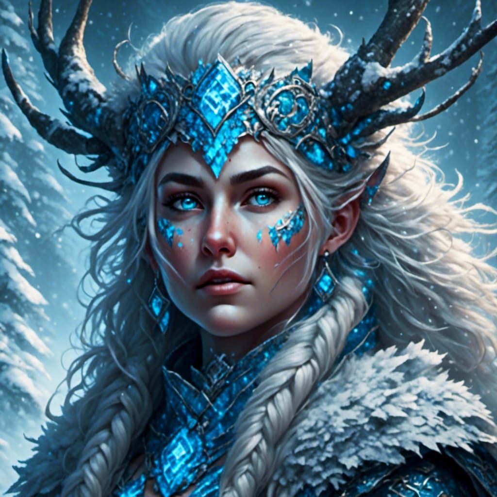 Skadi: Norse Goddess of Winter in 3D